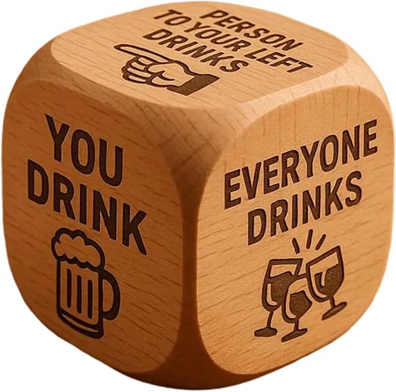 Drinking Games for Adults Party,Interactive Challenge Party Favors - Adults Dice Decision Board Game - for Home College Gathering Birthday Holiday New Year Christmas