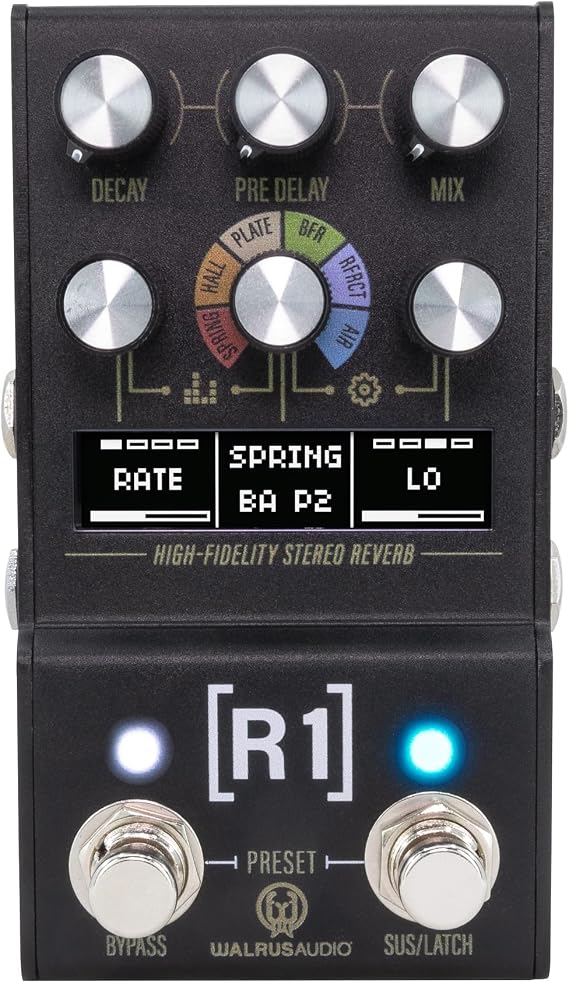 Walrus Audio Mako Series MKII: R1 High-Fidelity Reverb