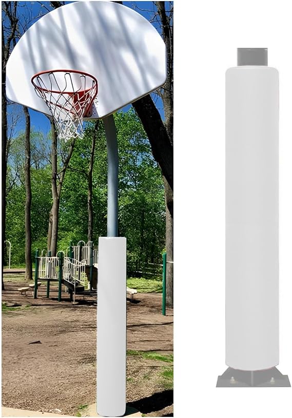Basement Garage Pole Padding - Wrap Around Basketball Pole Padding Outdoor, All Weather Basketball Pads, Poles Mat for Gymnasium/Basement/Playground
