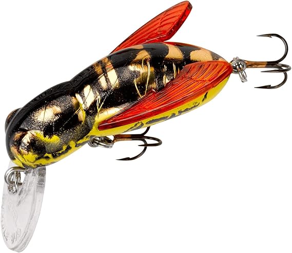 Rebel Lures Bumble Bug Topwater / Crankbait Fishing Lure, 1 1/2 Inch, 7/64 Ounce