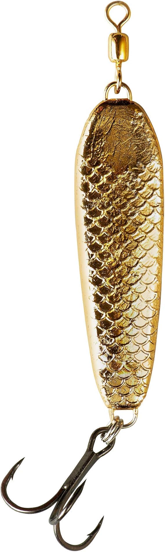 War Eagle Jigging Spoon Fishing Lure with Built-in Swivel and EWG Treble Hook