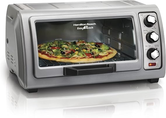 Hamilton Beach Easy Reach 6 Slice Countertop Toaster Oven