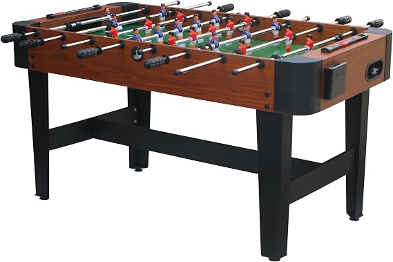 48 Foosball Table, Foosball Table Adult Size with 2 Balls, Wood Football Table, Arcade Soccer Table Game for Kids, Game Room, Home, Office, Party
