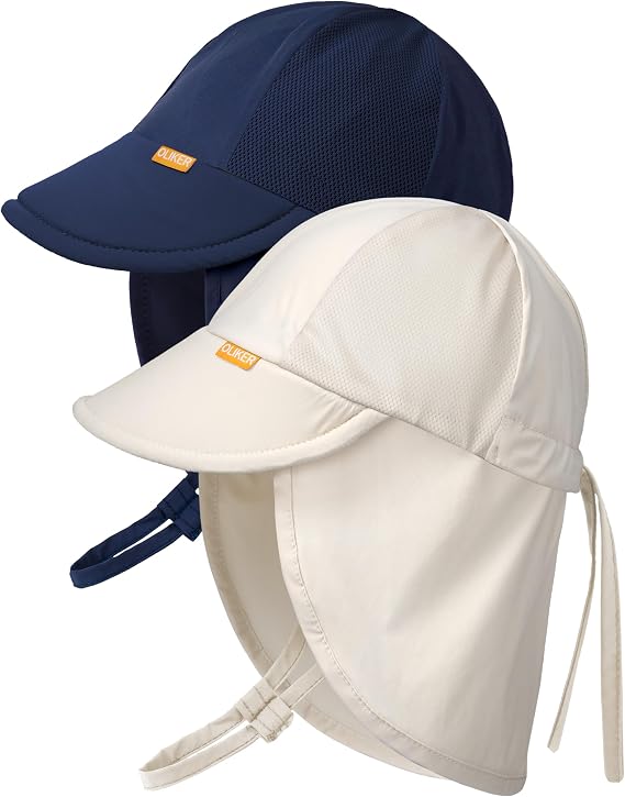 Baby Sun Hat with Breathable Mesh, UPF 50+ Boys Girls Toddler Swim