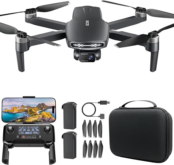 GPS Drone with Camera for Adults 4K,Brushless Motor, Optical Positioning