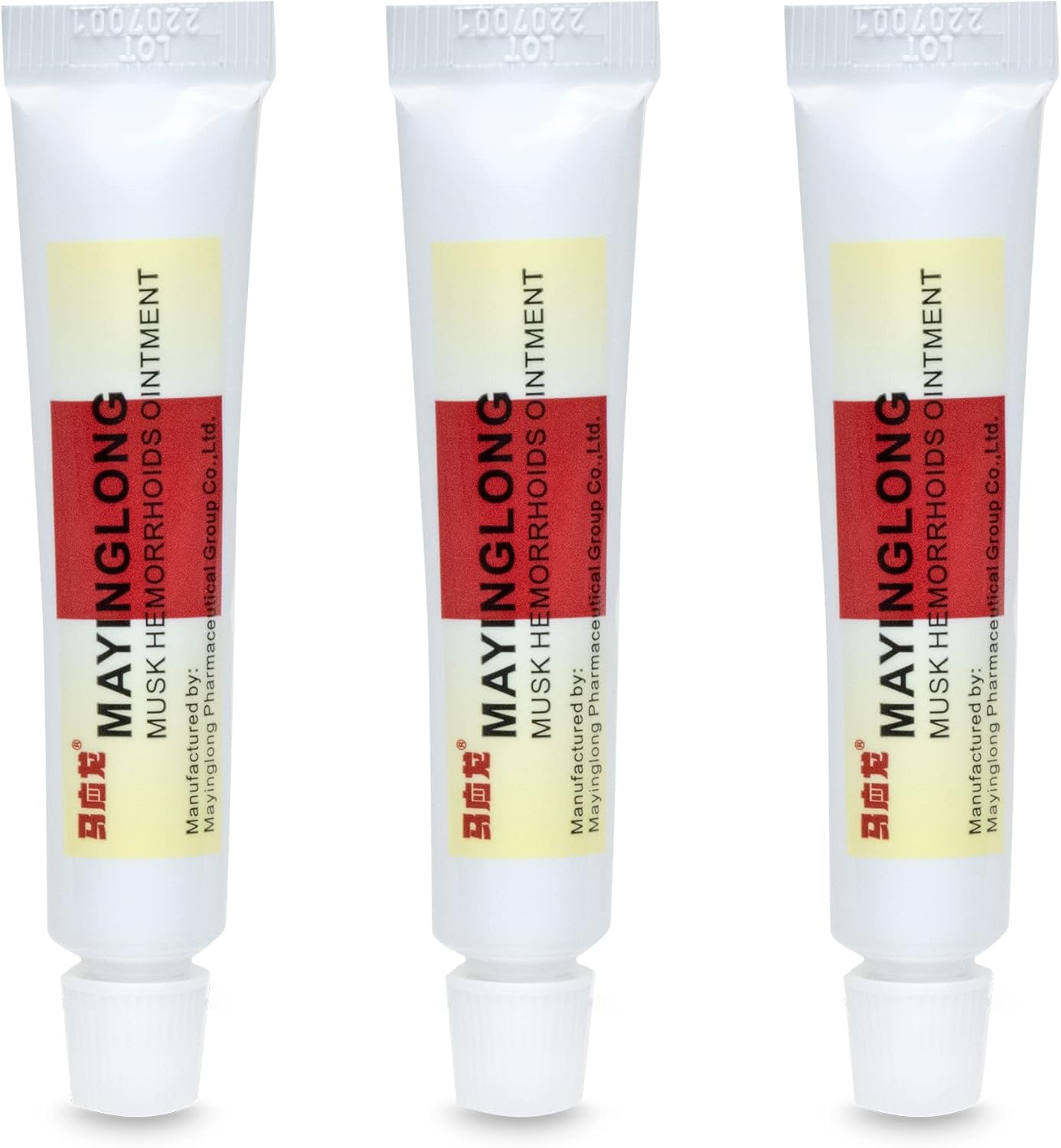 Musk Hemorrhoids Ointment 3 x 10g Tubes, 30g - Maximum Strength Formula for Hemorrhoidal Fast Relief, Soothes Itching, Burning & Discomfort - Fast-Acting Treatment to Shrink Swelling