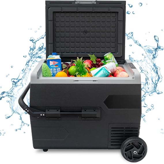 Smad Electric Cooler, 12 Volt Refrigerator, Compressor Car Fridge 69QT(65L) -4?~50?, Portable Refrigerator 12/24V DC, Portable Freezer for Camping, Travel, Boat