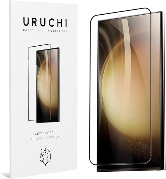 URUCHI Anti-Statik Ekran Koruyucu, HD Görüntü, 9H Sertlik, 5D Kenar Teknolojisi, Tam Kapsamlı Ekran Koruyucu (Samsung A57)