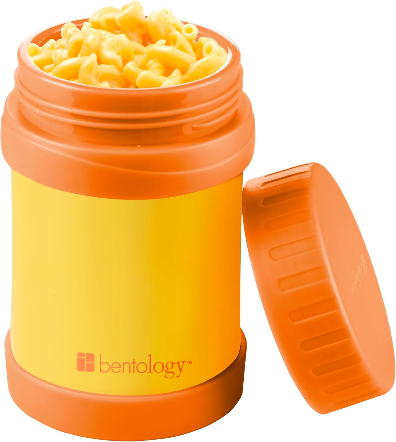 Bentology Stainless Steel Insulated 13oz Lunch Jar Thermos for Kids- Yellow- Large Leak-Proof Storage for Hot or Cold Food, Soups, Liquids with Wide Mouth-BPA Free for Back to School Lunch Boxes Bags