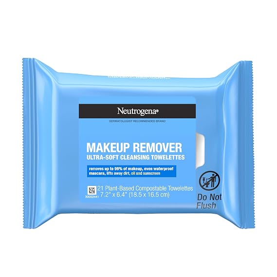 Neutrogena Makeup Remover Wipes, 21 ct