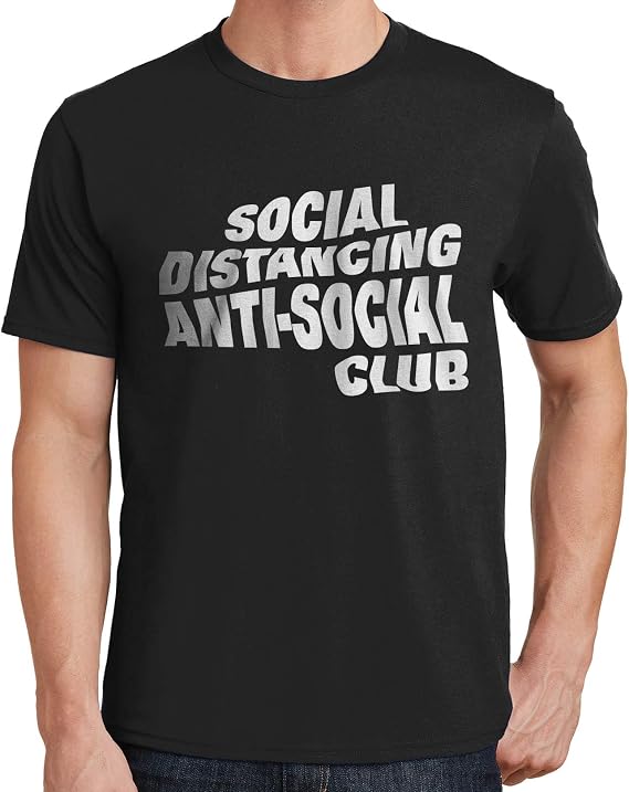 Social Distancing Anti-Social Club T-Shirt