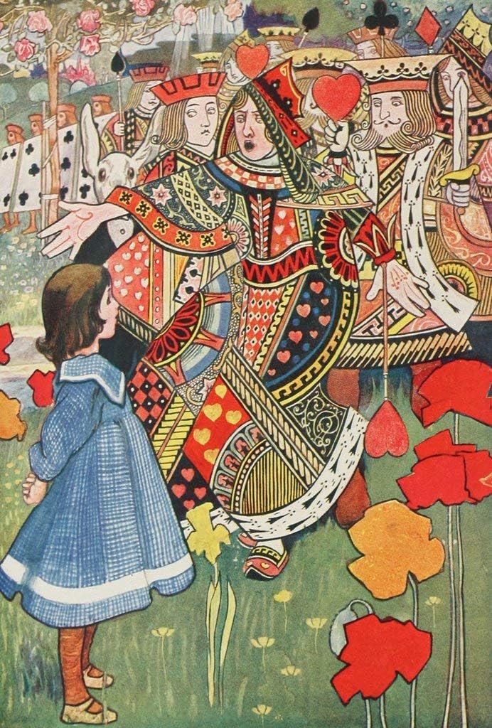 Wooden Jigsaw Puzzle for Adults - Alice in Wonderland - 425 Pieces, Made in USA by Nautilus Puzzles