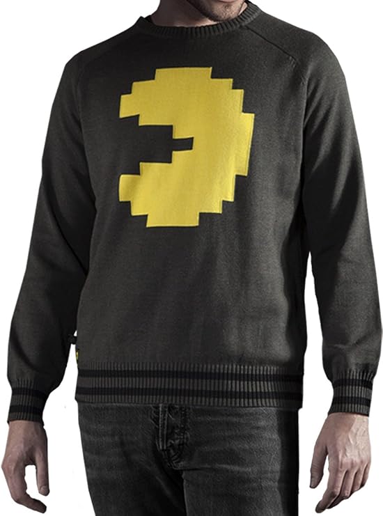Musterbrand Pac Man Men Knit Pullover Pac-Man Multicoloured S