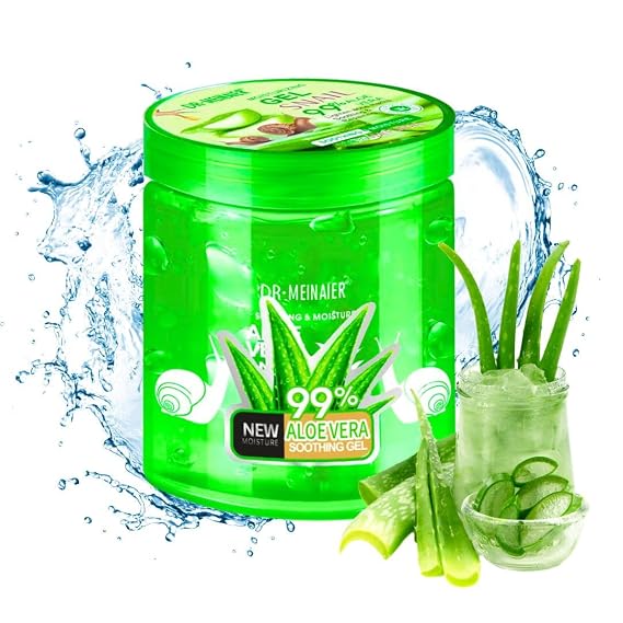 Aloe Vera Gel for Face, Body & Hair, Soothing Aloe Face Moisturizer, Multipurpose Skin Care, Hydrating Aloe Gel, 250ml