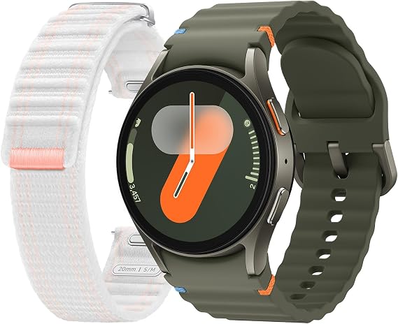 SAMSUNG Galaxy Watch 7 40mm Bluetooth AI Smartwatch + Free Band, Energy Score, Wellness Tips, Heart Rate Tracking, Sleep Monitor, Fitness Tracker, 2024, Green [US Version, ]