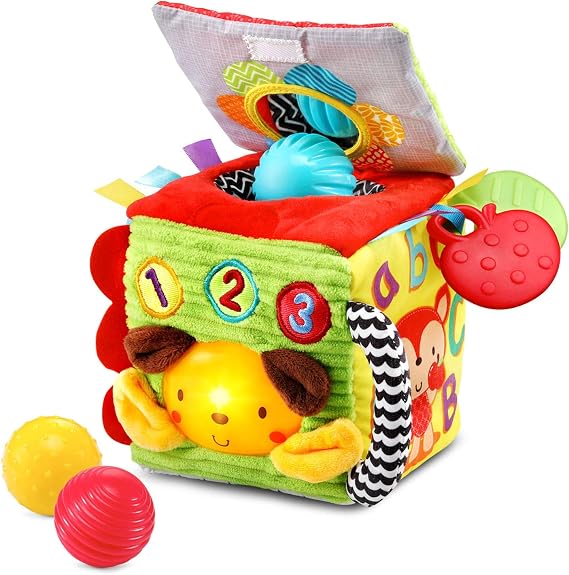 VTech Soft and Smart Sensory Cube, Multicolor