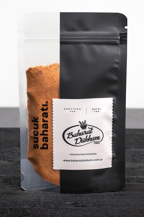 Sucuk Spice Blend 70gr - Authentic Turkish Sausage Seasoning Mix for Homemade Sucuk