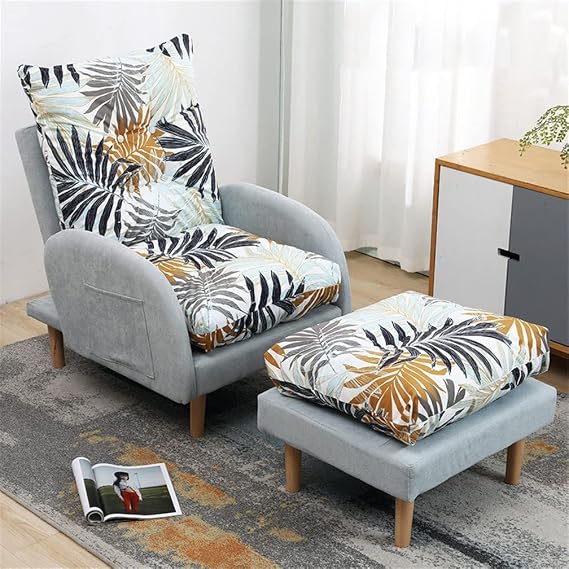 Adjustable Recliner Sofa Armchair with Footstool 3 Position Lounge Chair for Living Room & Bedroom 150KG Weight Capacity Ergonomic Comfort & Stylish Design
