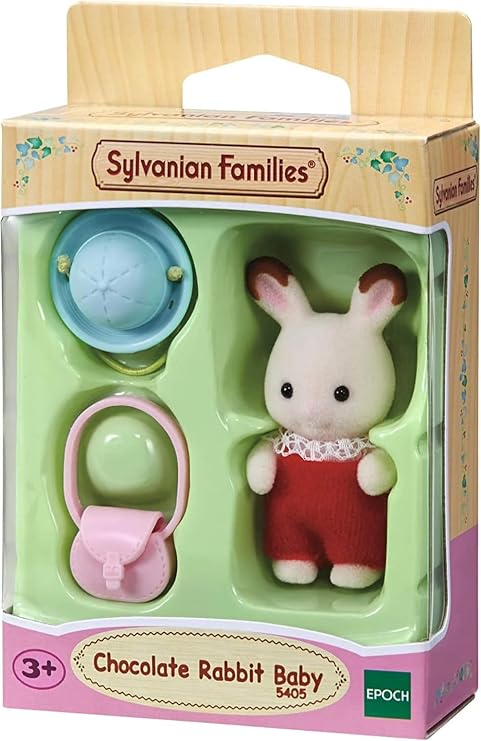Sylvanian Families 5405 Chocolate Rabbit Baby Figurine