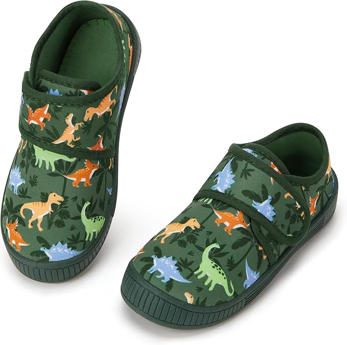 EUXTERPA Children's Slippers Boys Girls Toddler Slippers Unisex Barefoot Lightweight Slippers Nursery Indoor Non-Slip KlettverschlussBarfuß Leichte Slippers Kleinkind Pantoffeln Kindergarten Indoor