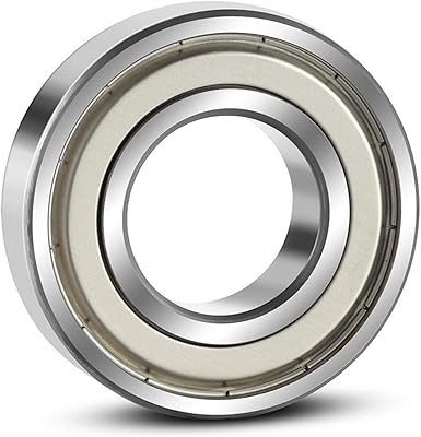 KIRANDY 5pcs MR95ZZ Bearings 5x9x3mm Deep Groove Ball Miniature Bearings MR95-ZZ Bearing Steel Size : 1