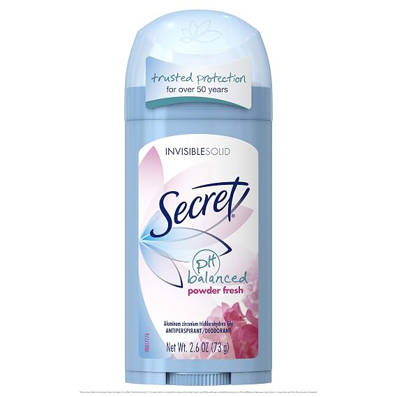 Secret Powder Fresh Invisible Solid Antiperspirant and Deodorant 2.6 oz