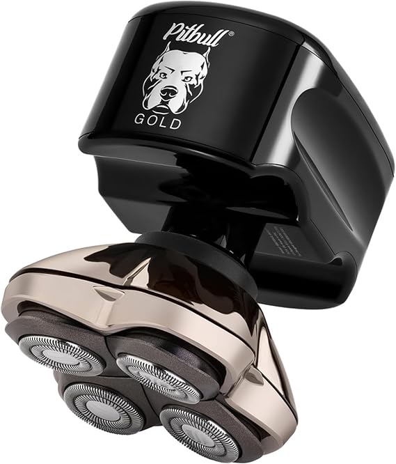 Skull Shaver - Pitbull Gold PRO GX5 Head and face Shaver | Head and Face Shaver, Cordless, Wet & Dry, Water Resistant, Travel-Friendly, Forte PRO Blade