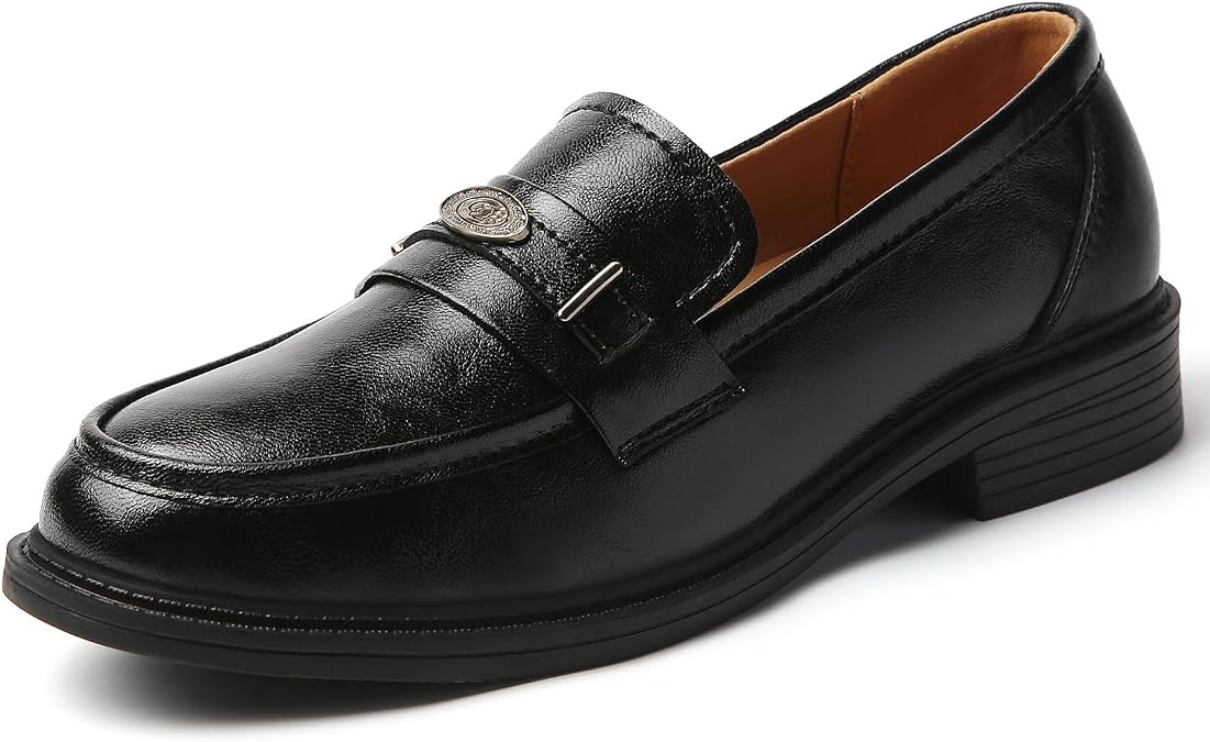 Loafers for Women Non Slip Work Shoes for Womens Penny Loafers & Slip-Ons Ladies Comfortable Business Professional Flats
