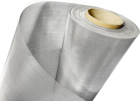 304 Stainless Steel Woven Wire 80 Mesh - for Vent, Filter, Security, Window & Garden Fine Wire Mesh Filtration Cloth