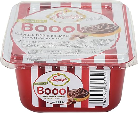 Seyidoğlu Boool Cocoa Hazelnut Cream 300g