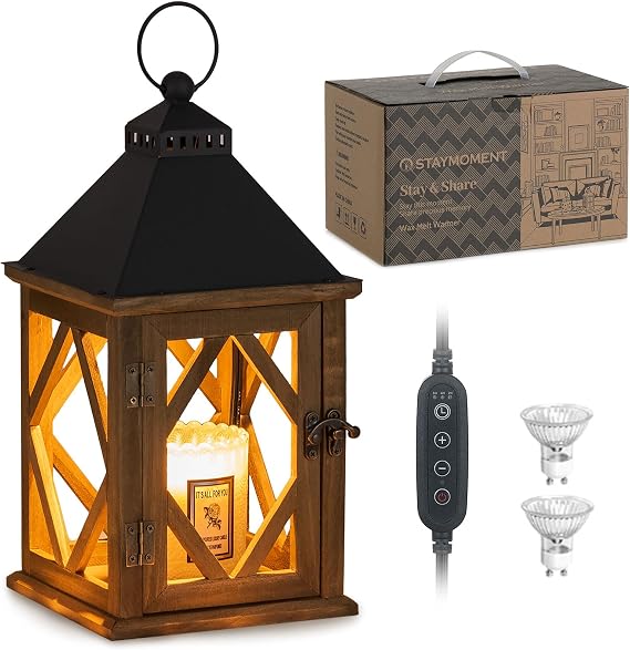 Candle Warmer Lamp with Timer, Candle Warmer Lantern