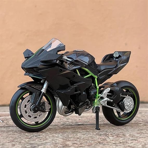Scale Motorcycle Model 1:12 for Kawasaki Ninja H2R Motorcycle Model Simulation Metal Collection Gifts