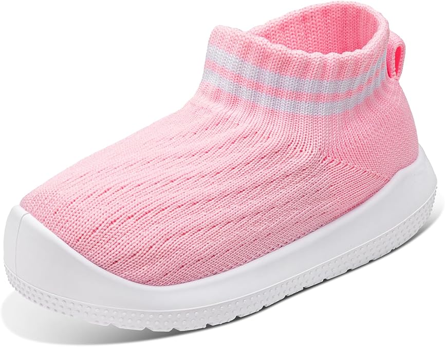Toddler Boy Girl Shoes Breathable Walking Sneakers Tennis Shoes Slip on Shoes-1153