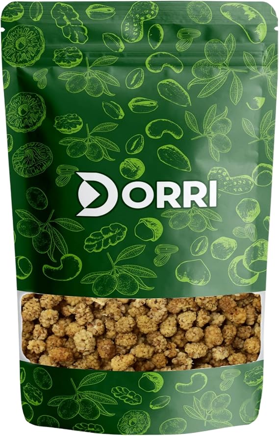 Dorri - Dried Mulberries 100g | Naturally Sweet and Sun-Dried for Rich Flavour, Great for Snacking, Cereals, or Baking (Available from 100g to 5kg)