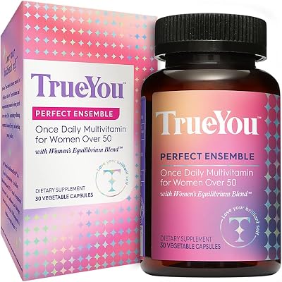 TrueYou Perfect Ensemble - Once-Daily Multivitamin for Women Over 50 30 Vegetable Capsules by The Vitamin Shoppe