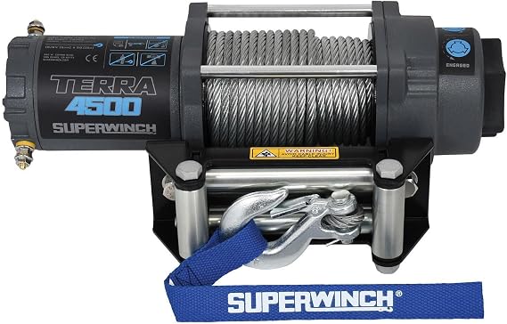 Superwinch 1145260 Terra 4500 Powersports Winch 12V DC 4500lb(2041.2kg)