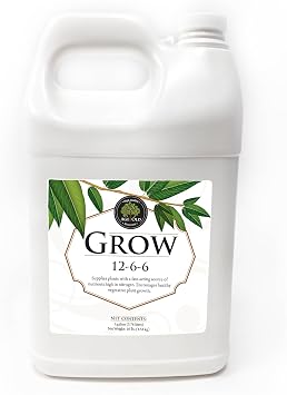 Grow Natural Based Liquid Fertilizer, 1-Gallon