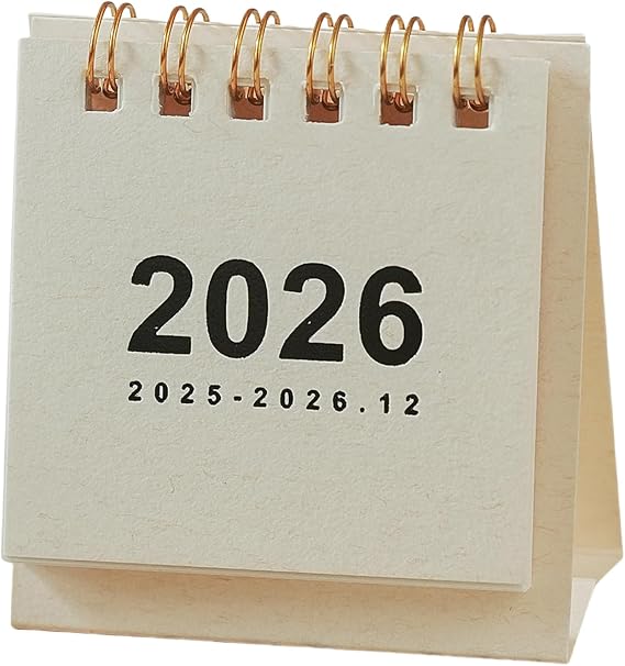 Desk Calendar 2026 12 Months Desktop Calendar