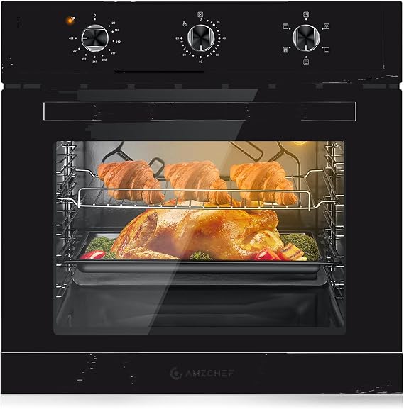 Electric Wall Oven with Rotisserie & 5 Functions