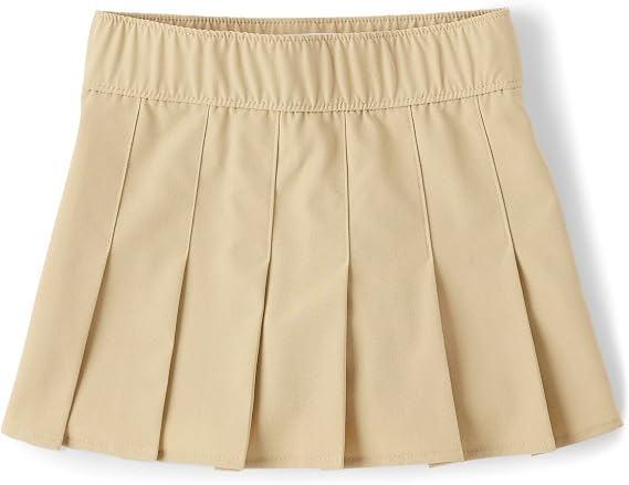 The Children's Place Girls' Uniform Performance Pleated Skorts