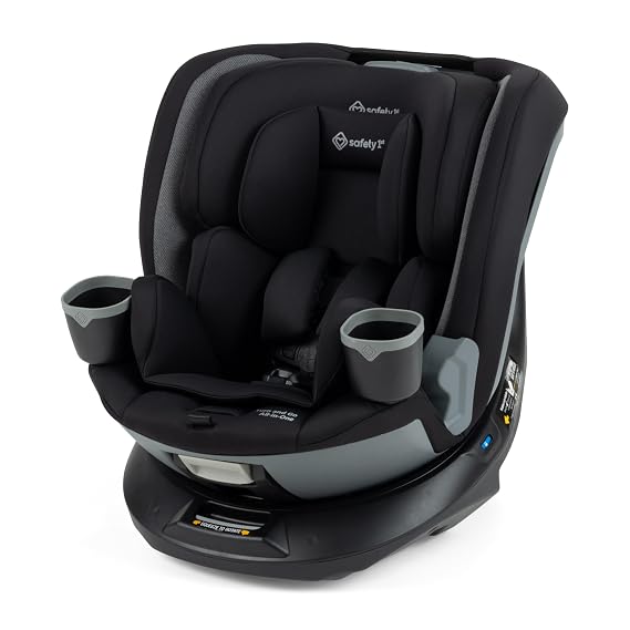 Safety 1st Turn and Go 360 Rotating All-in-One Convertible Car Seat, Black Beauty