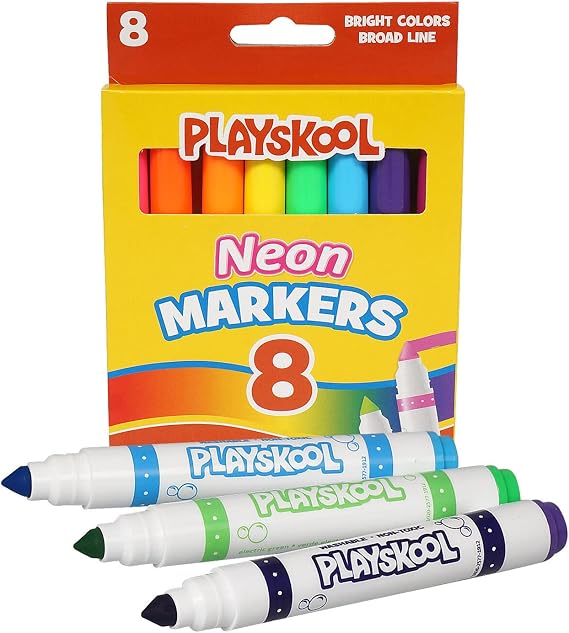 Playskool Neon Markers 8 Count