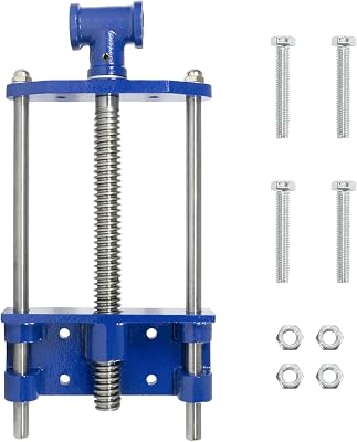 TEXALANR7 Inch Woodworking Bench Vise,Workbench Vise,Easy-to-Operate Front Screw Vise for Workbench Chrome plating Leg Vise Hardware Woodworking