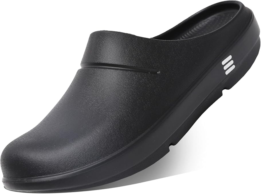 HUHV Clog Unisex Recovery Comfort Slip-On - Lightweight and Cushioning with HEALIUM Technology for Pain Relief and Comfort