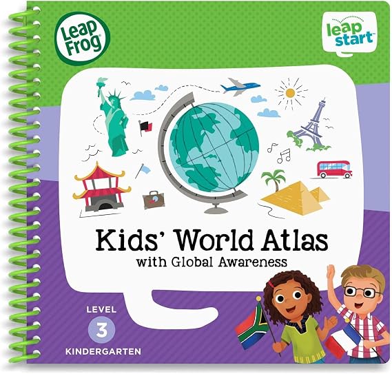 LeapFrog LeapStart Primary School Activity Book: Kids' World Atlas with Global Awareness