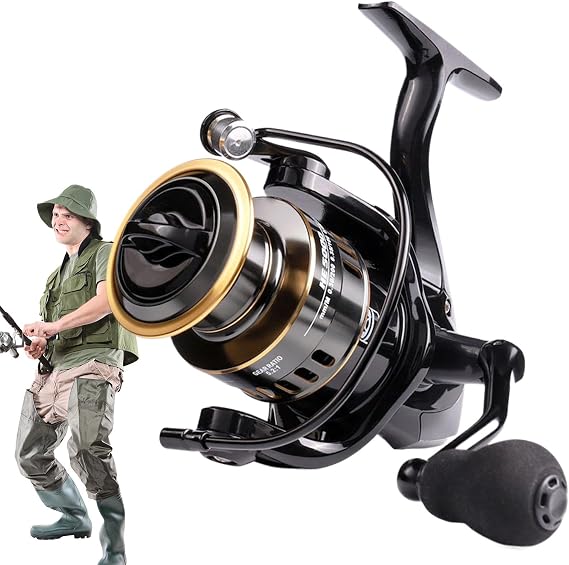 Saltwater Fishing Reels, Surf Spin Reel, Fly Fishing Reel, Ice Fishing Gear, High Drag Spin Reel, Bait Feeder Reel, Fishing Tackle Reels, Fishing Reel, Powerful Drag Reel, Lightweight Spin Re