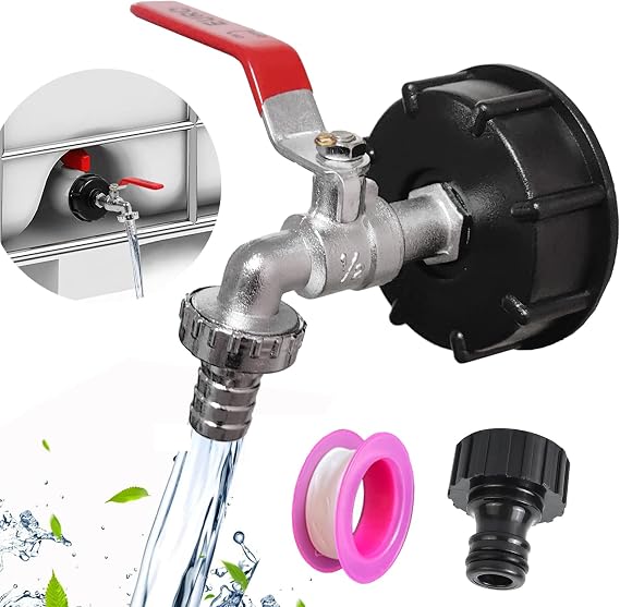 Bikasun 1/2" Leakproof IBC Tank Fittings, IBC Outlet tap