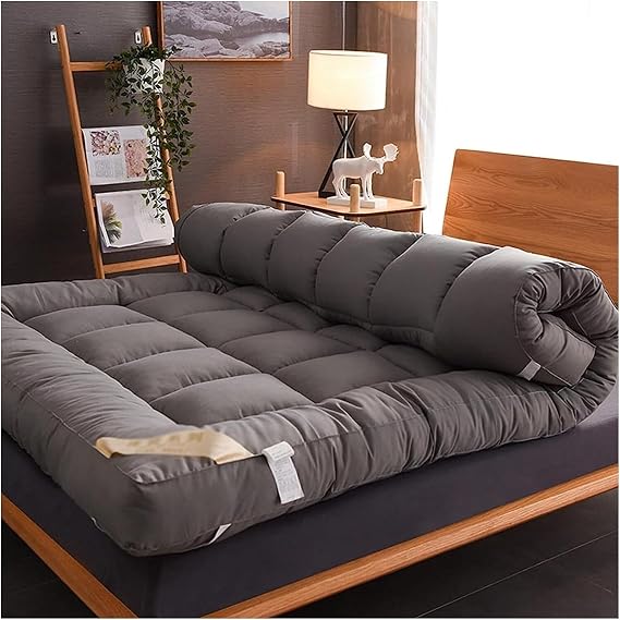 Floor Mattresses,Foldable Roll Up Futon Mattress, Japanese Thick Tatami Mattress,Non-Slip and Breathable, for Home Dormitory (Size : Twin (100x200cm))