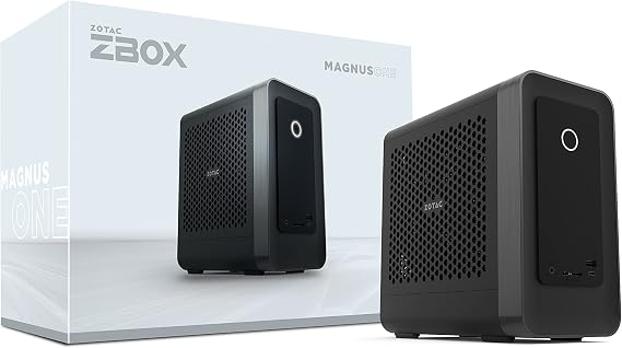 ZOTAC Magnus ONE ECM53060C Mini PC GeForce RTX 3060, Intel Core i5-10400, 16GB DDR4/512GB SSD/1TB HDD/Windows 10 Home 64-bit System, ZBOX-ECM53060C-U-W2B