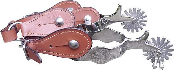 StraightLine Clint Eastwood Style Spaghetti Western Cowboy Boot Spurs | Great Gift